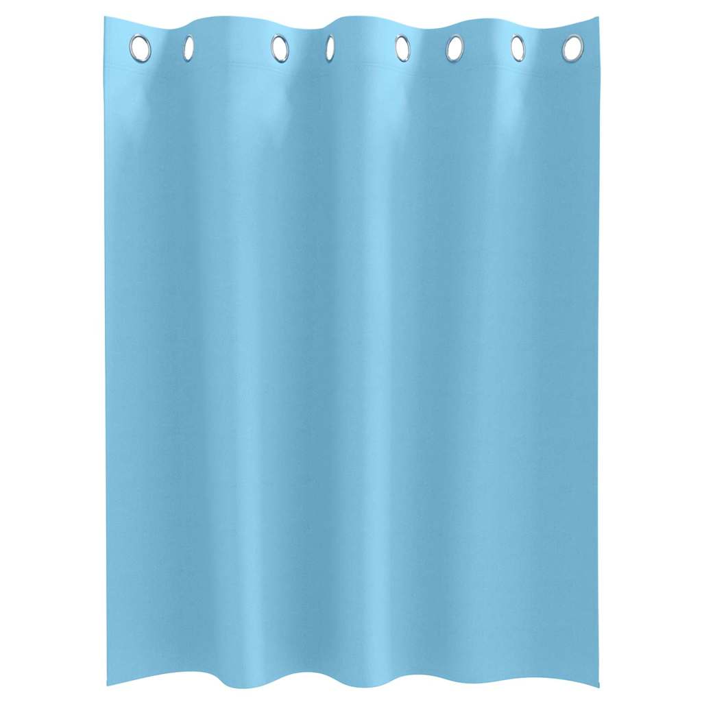 vidaXL Firany blackout z kółkami 2 pcs Jasnoniebieski 140 x 140 cm