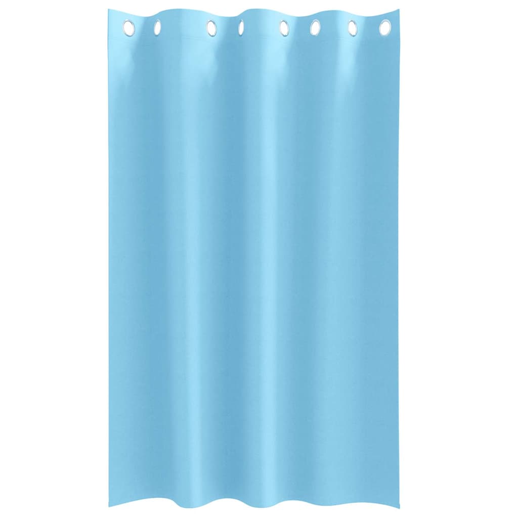 vidaXL Firany blackout z kółkami 2 pcs Jasnoniebieski 175 x 140 cm