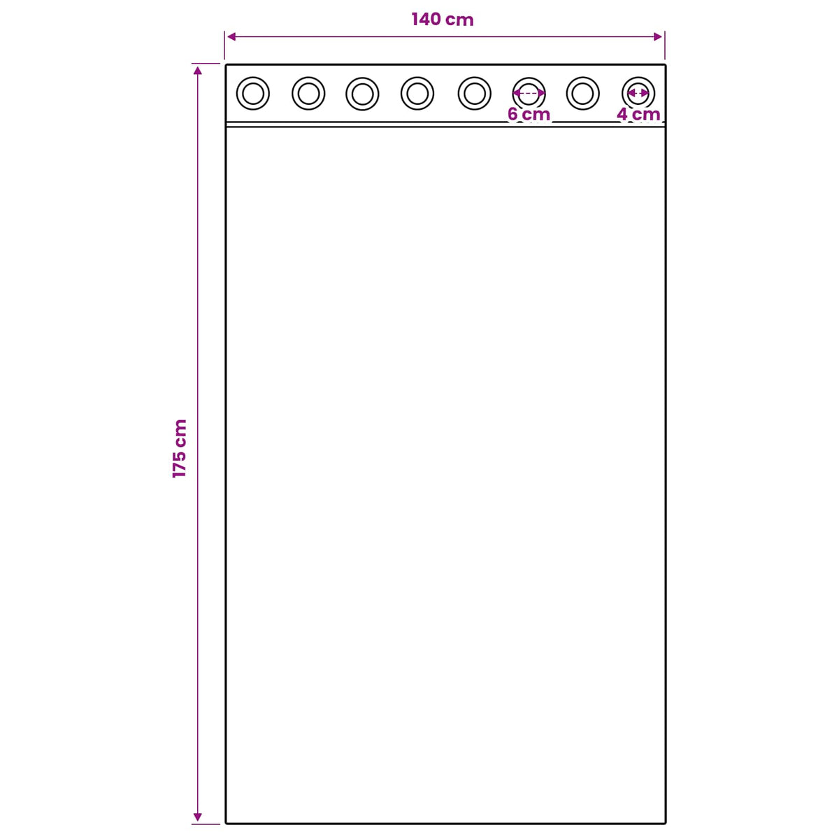 vidaXL Firany blackout z kółkami 2 szt. Szarobeżowy 175 x 140 cm