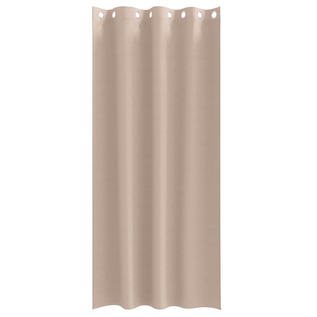 vidaXL Firany blackout z kółkami 2 pcs Ciemnoszary 260 x 140 cm