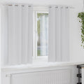 vidaXL Firany blackout z kółkami 2 pcs Jasnoszary 175 x 140 cm