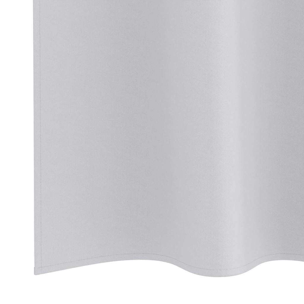 vidaXL Firany blackout z kółkami 2 pcs Jasnoszary 245 x 140 cm