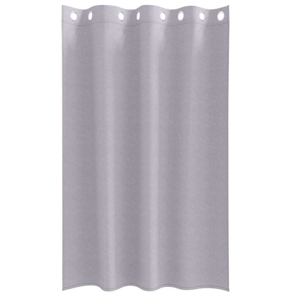 vidaXL Firany blackout z kółkami 2 pcs Metaliczny Szary 175 x 140 cm