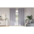 vidaXL Firany blackout z kółkami 2 pcs Metaliczny Szary 225 x 140 cm