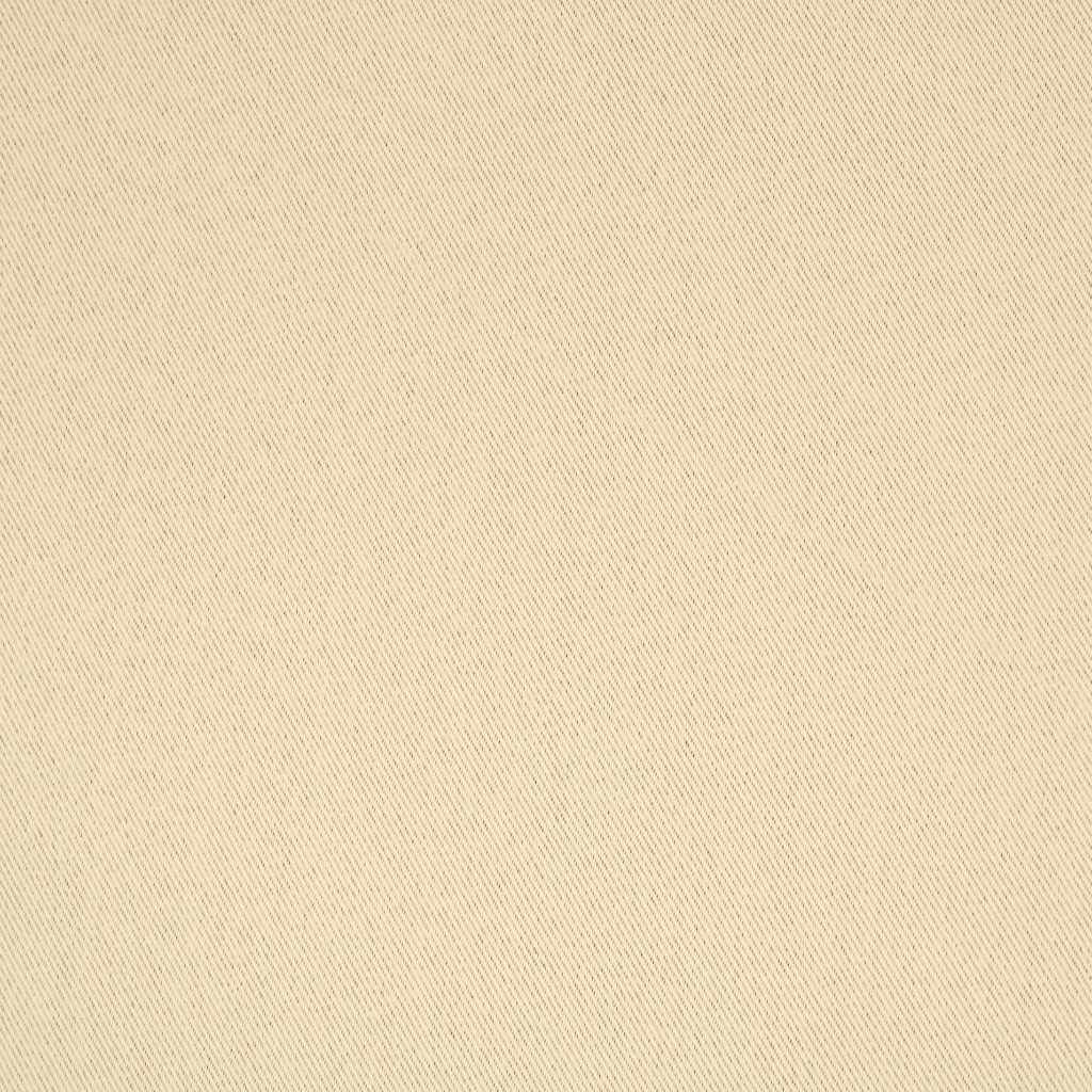 vidaXL Firany blackout z kółkami 2 pcs Kremowy 140 x 140 cm Poliester