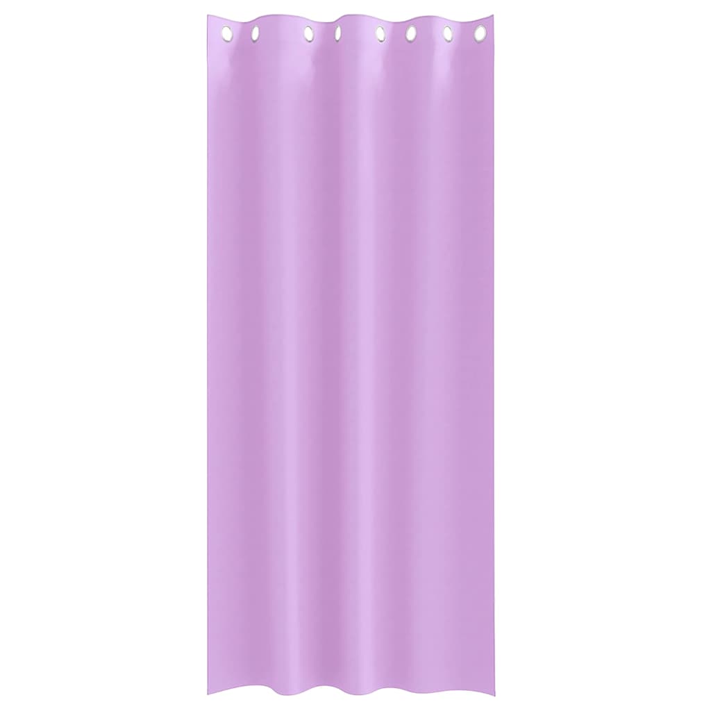 vidaXL Firany blackout z kółkami 2 pcs Fioletowy 260 x 140 cm