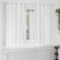 vidaXL Firany blackout z kółkami 2 pcs Czysta Biała 175 x 140 cm