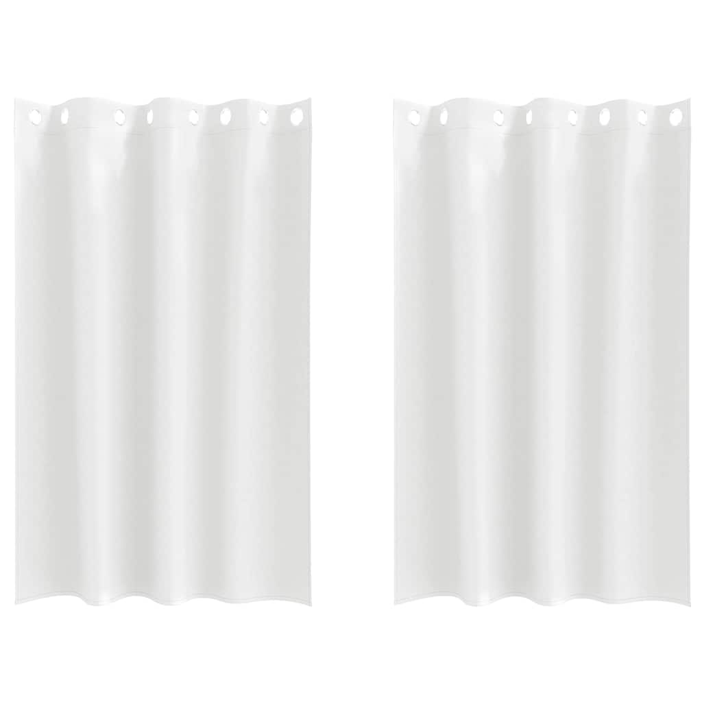 vidaXL Firany blackout z kółkami 2 pcs Czysta Biała 175 x 140 cm