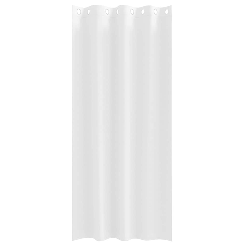 vidaXL Firany blackout z kółkami 2 pcs Czysta Biała 225 x 140 cm
