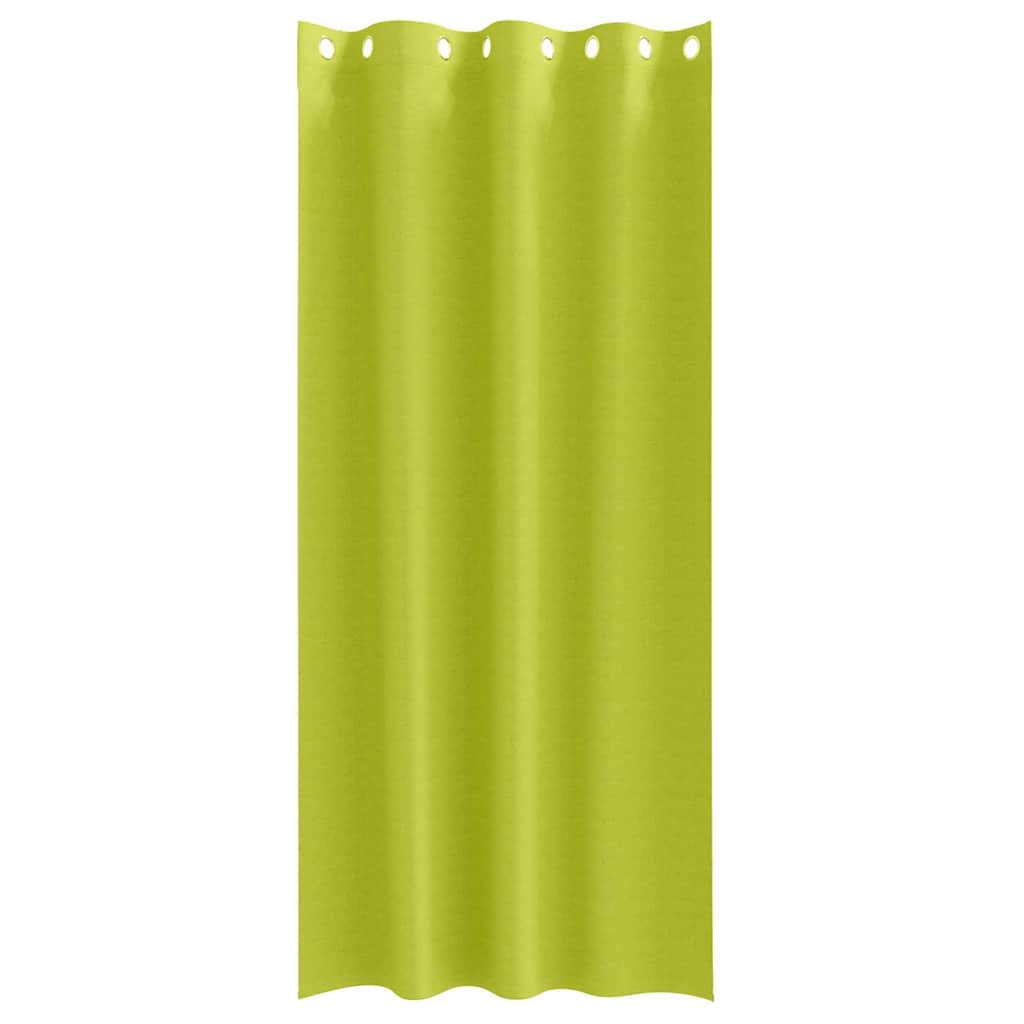 vidaXL Firany blackout z kółkami 2 pcs Zielony 245 x 140 cm Poliester