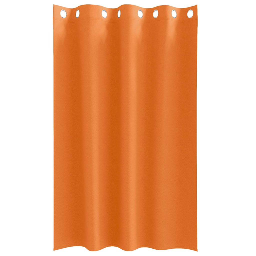 vidaXL Firany blackout z kółkami 2 pcs Jasnopomarańczowy 175 x 140 cm