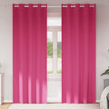 vidaXL Firany blackout z kółkami 2 pcs Jasnoróżowy 245 x 140 cm
