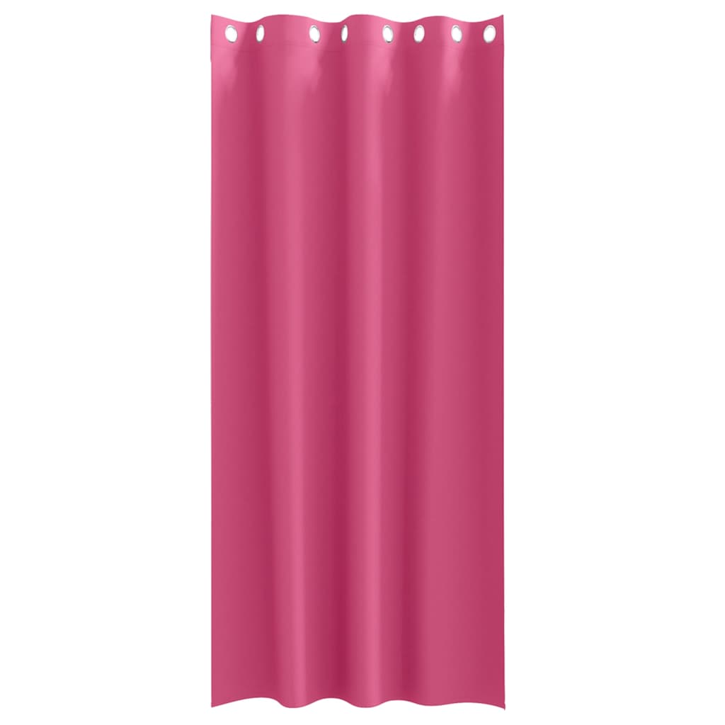 vidaXL Firany blackout z kółkami 2 pcs Jasnoróżowy 260 x 140 cm