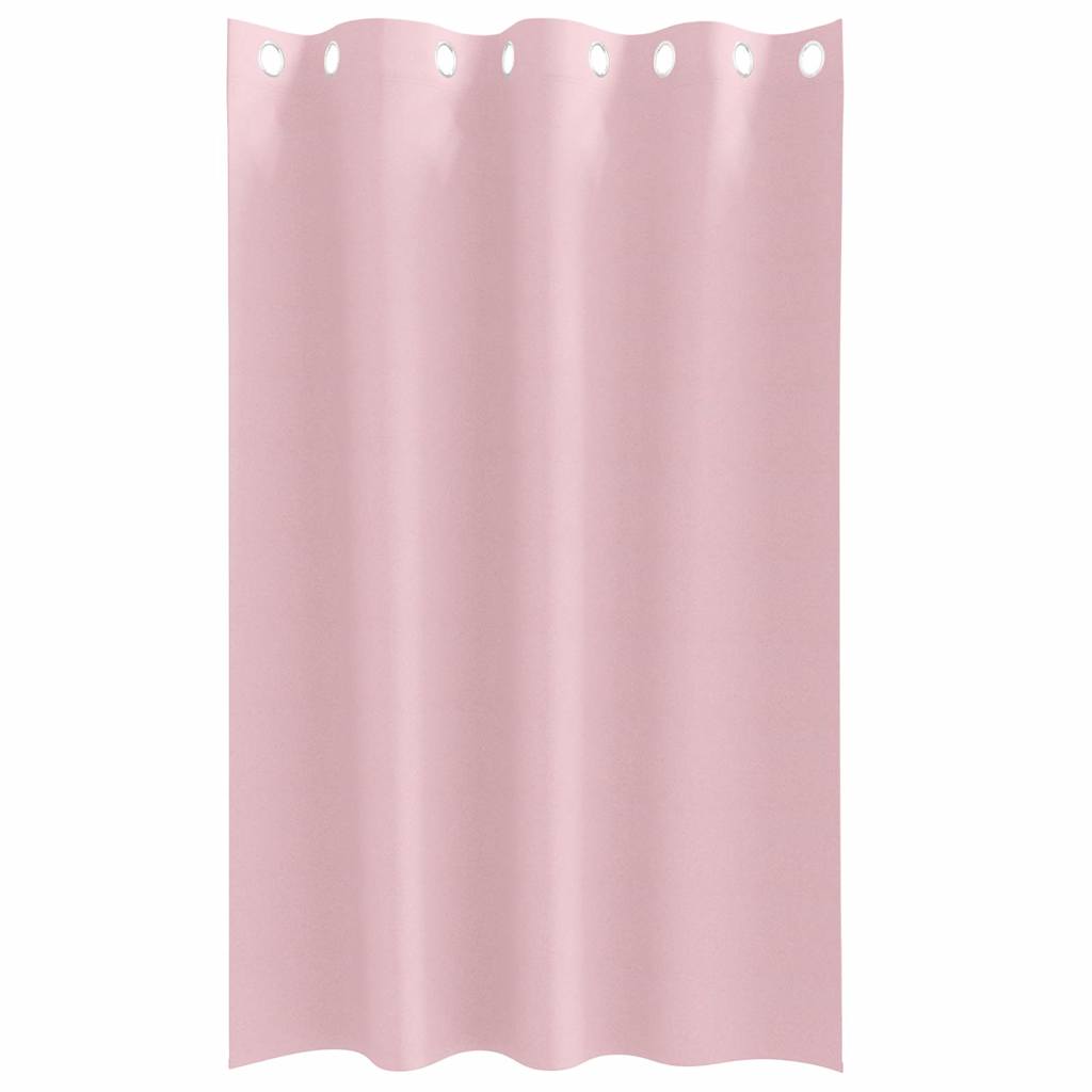 vidaXL Firany blackout z kółkami 2 pcs Dziecięcy róż 175 x 140 cm