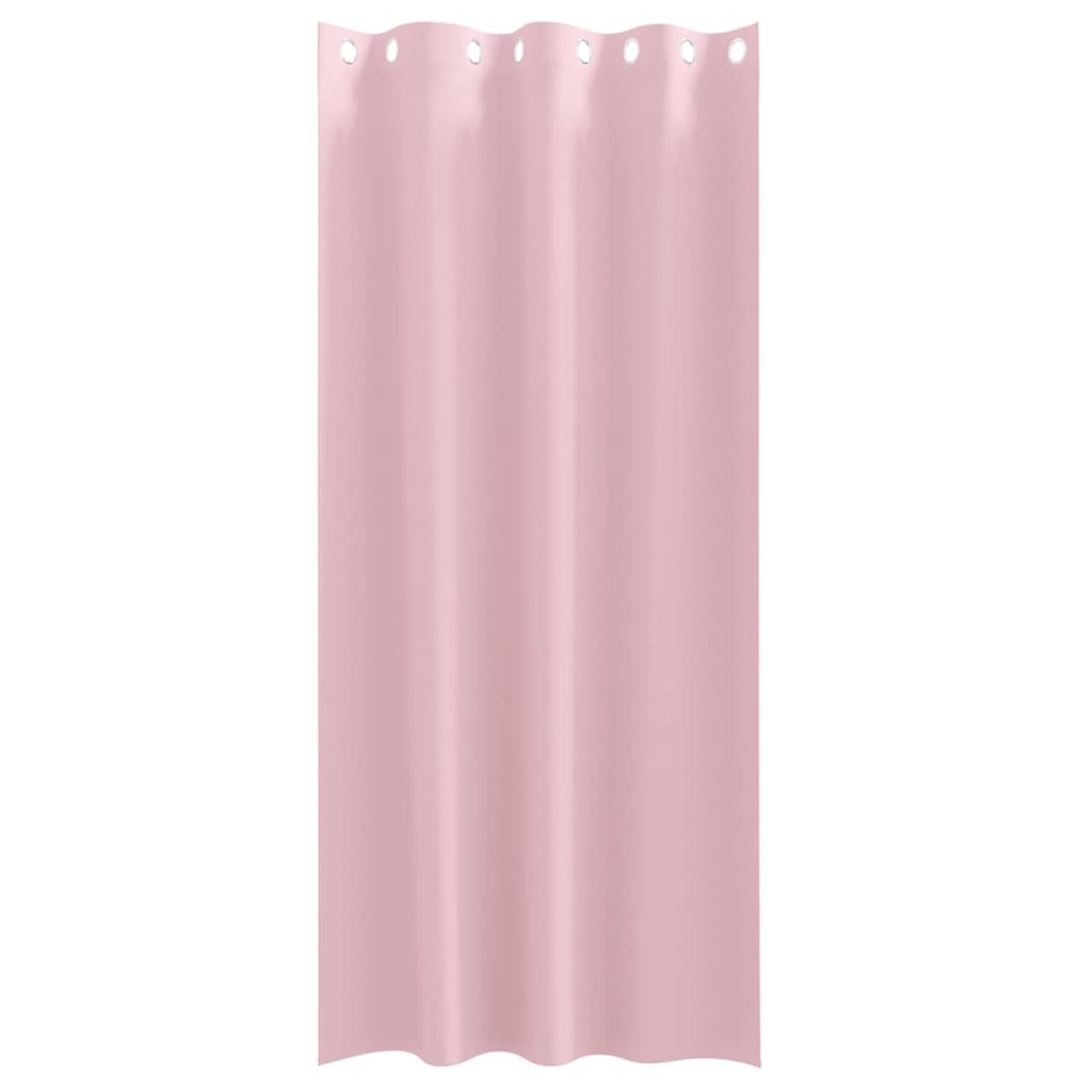 vidaXL Firany blackout z kółkami 2 pcs Dziecięcy róż 260 x 140 cm