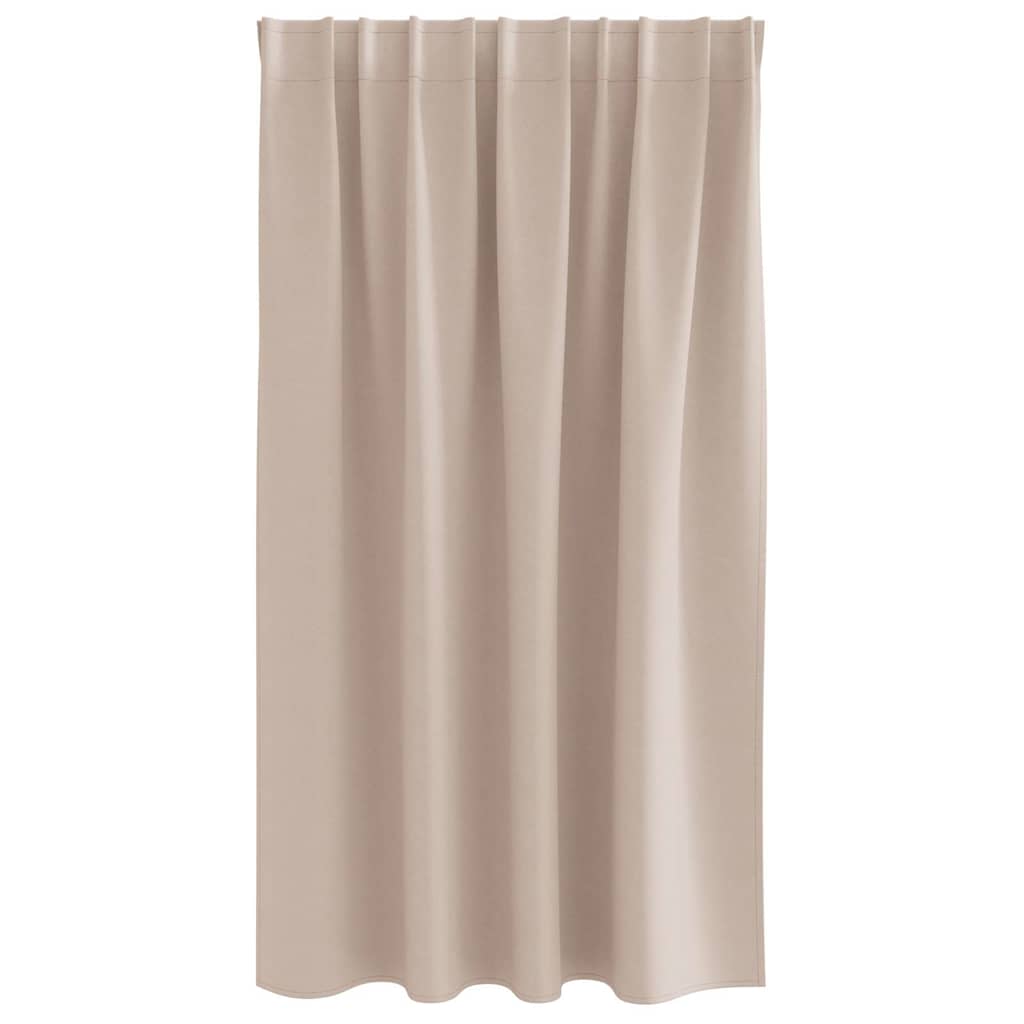 vidaXL Firany blackout z kółkami 2 pcs Ciemnoszary 140 x 140 cm