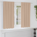 vidaXL Firany blackout z kółkami 2 pcs Ciemnoszary 175 x 140 cm