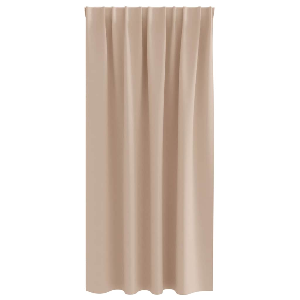 vidaXL Firany blackout z kółkami 2 pcs Ciemnoszary 175 x 140 cm