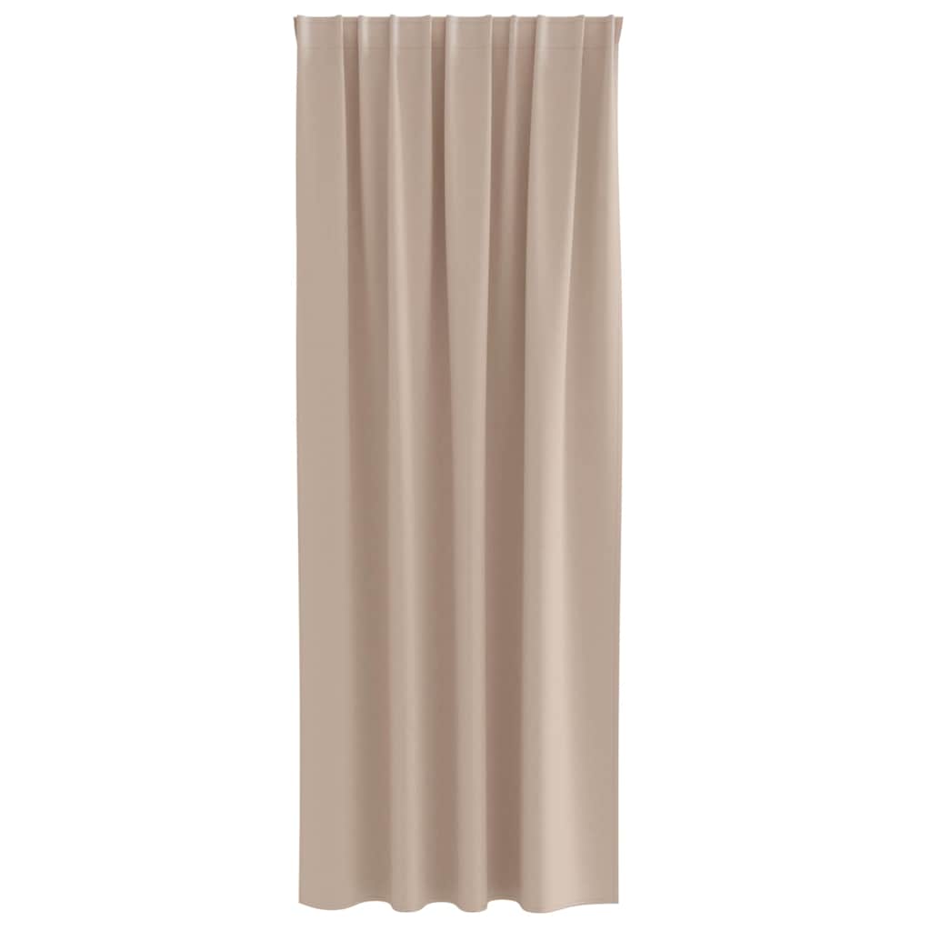 vidaXL Firany blackout z kółkami 2 pcs Ciemnoszary 245 x 140 cm