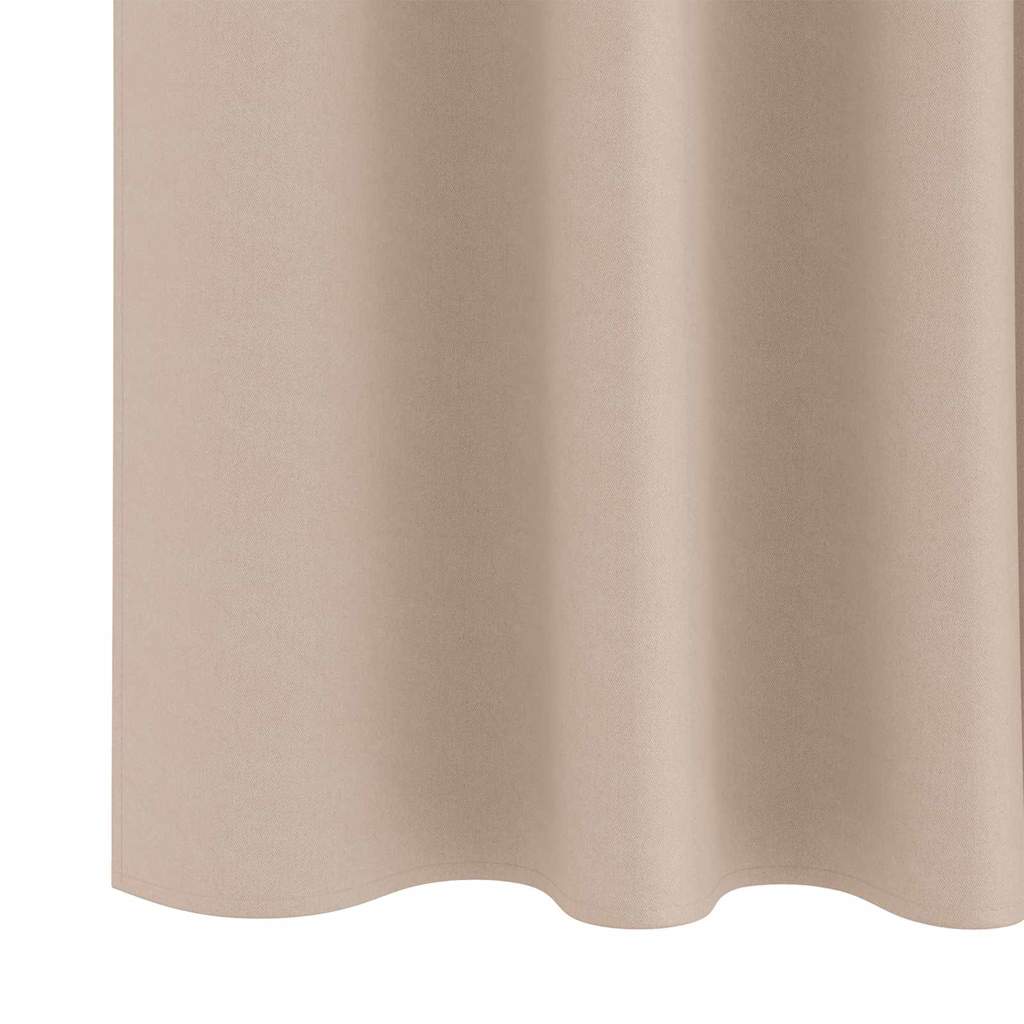 vidaXL Firany blackout z kółkami 2 pcs Ciemnoszary 260 x 140 cm