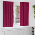 vidaXL Firany blackout z kółkami 2 pcs Czerwone wino 175 x 140 cm