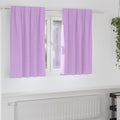 vidaXL Firany blackout z kółkami 2 pcs Fioletowy 140 x 140 cm