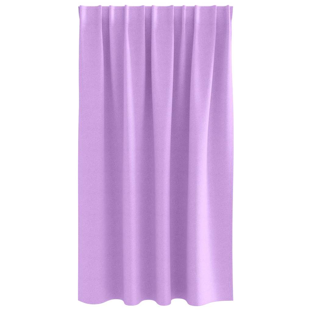 vidaXL Firany blackout z kółkami 2 pcs Fioletowy 140 x 140 cm