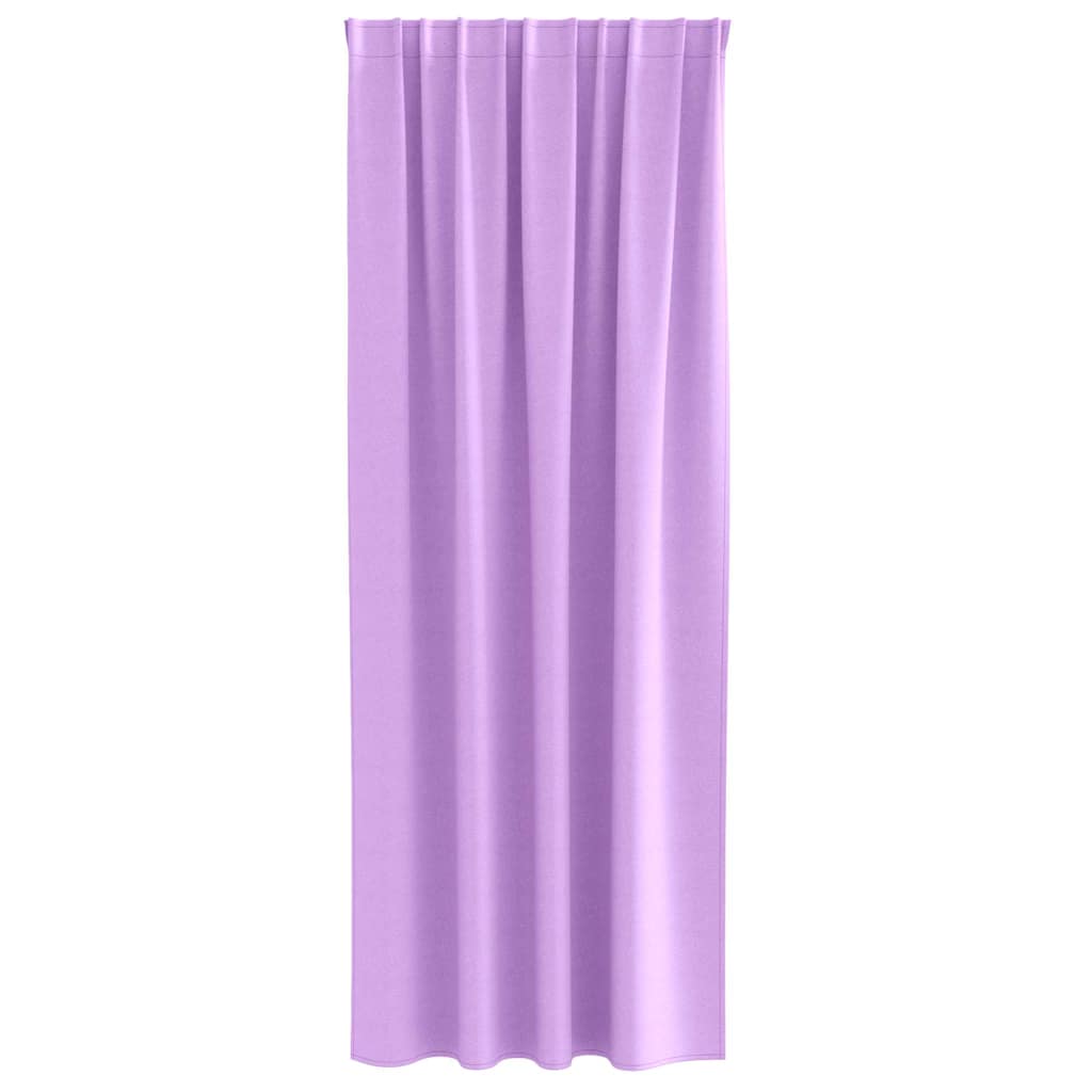 vidaXL Firany blackout z kółkami 2 pcs Fioletowy 245 x 140 cm