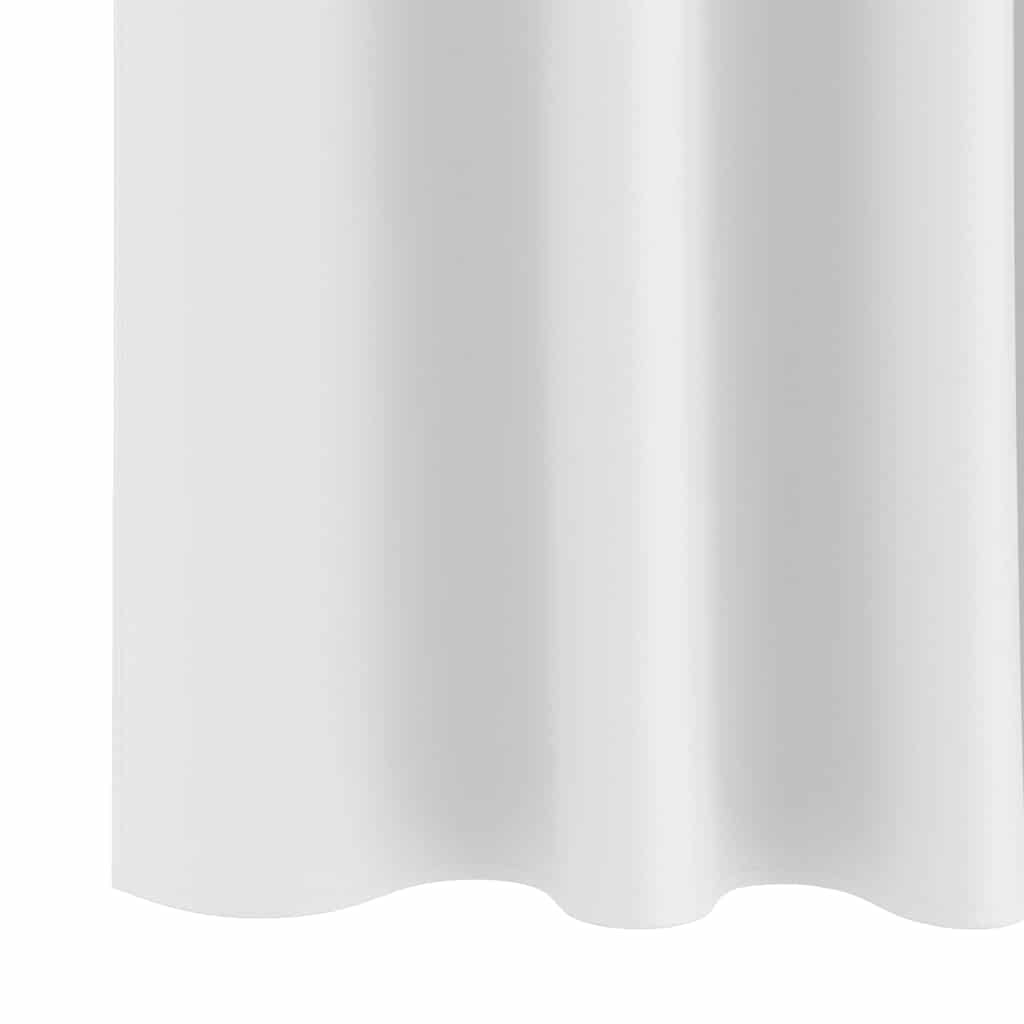 vidaXL Firany blackout z kółkami 2 pcs Jasna biel 175 x 140 cm