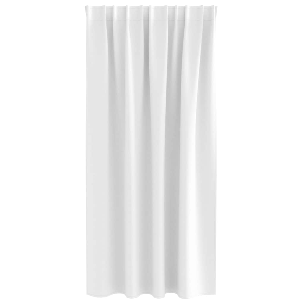 vidaXL Firany blackout z kółkami 2 pcs Jasna biel 175 x 140 cm