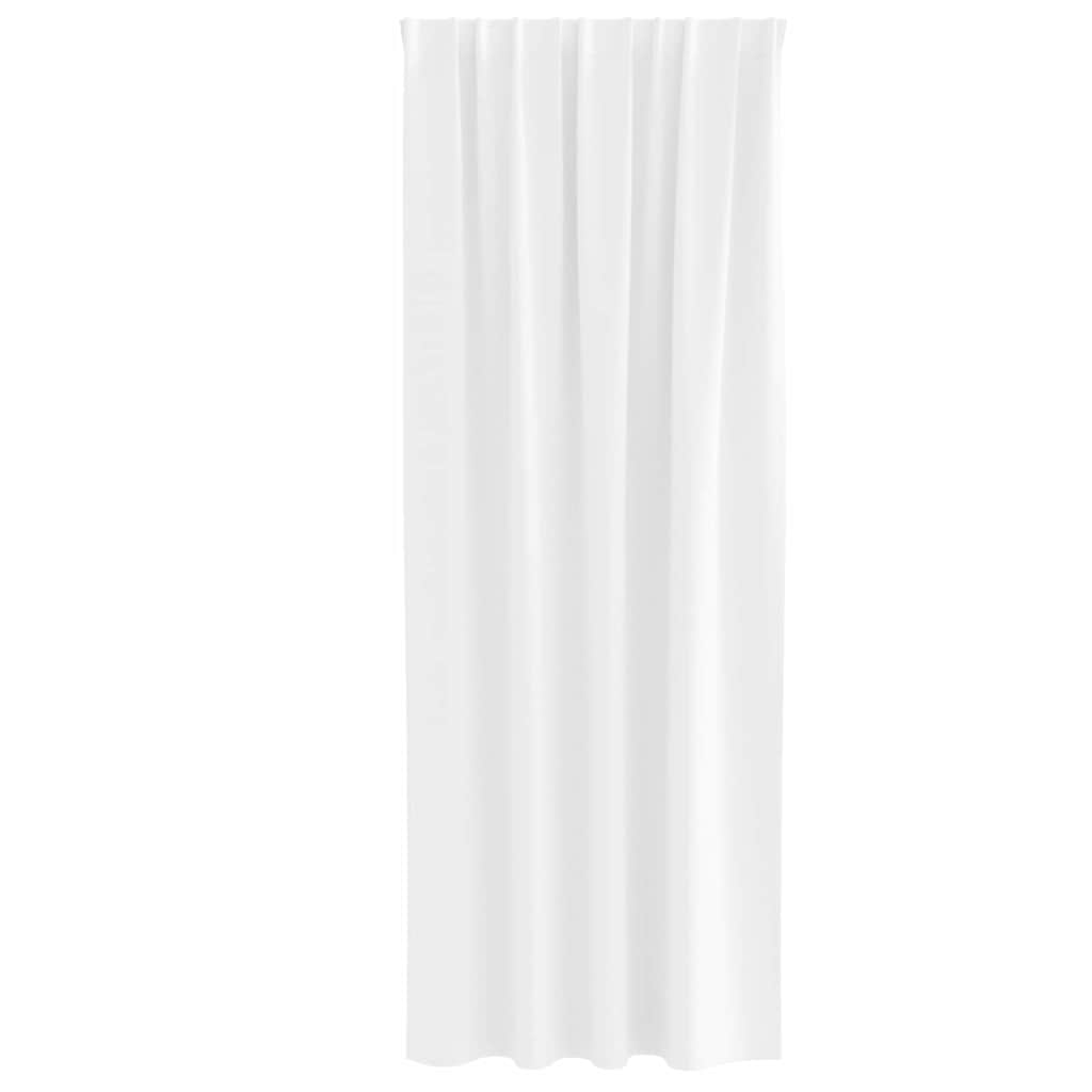vidaXL Firany blackout z kółkami 2 pcs Czysta Biała 225 x 140 cm