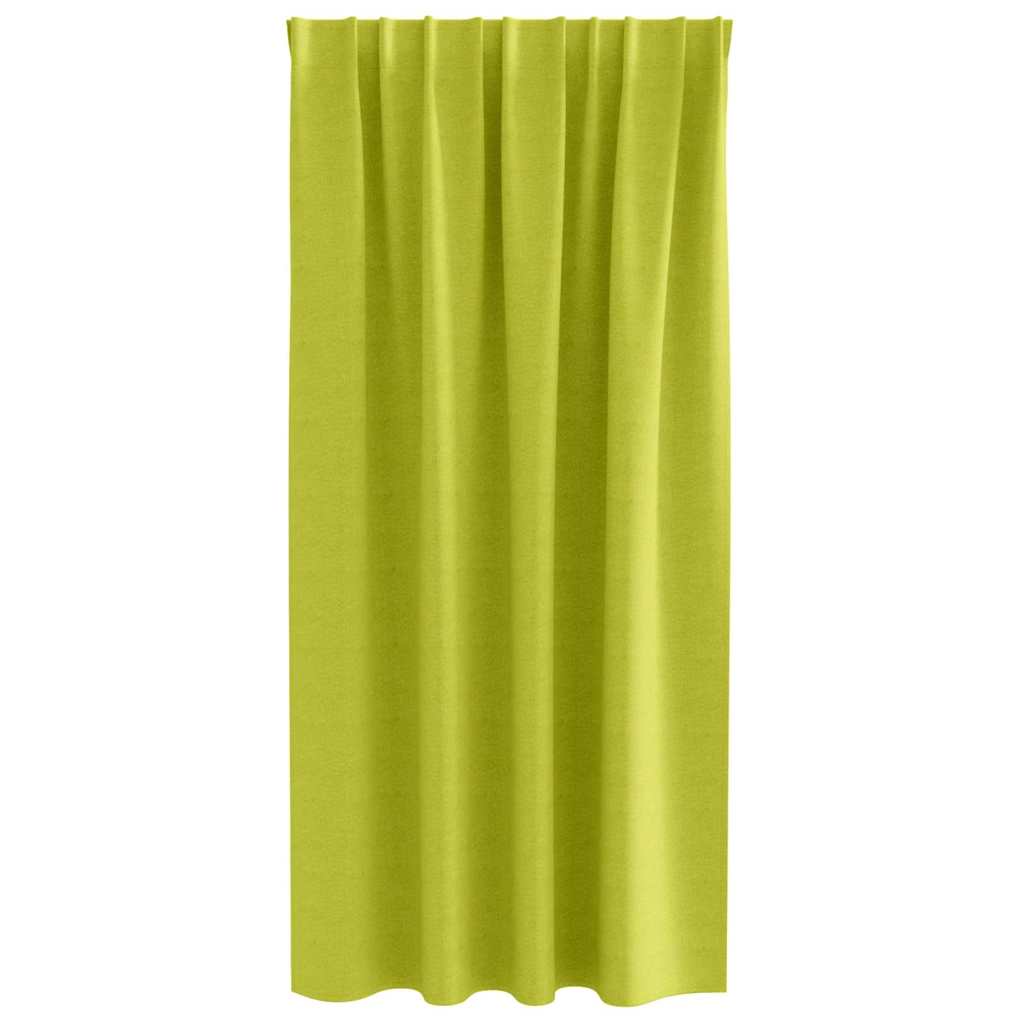 vidaXL Firany blackout z kółkami 2 pcs Zielony 175 x 140 cm Poliester