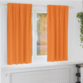 vidaXL Firany blackout z kółkami 2 pcs Pomarańczowy 175 x 140 cm