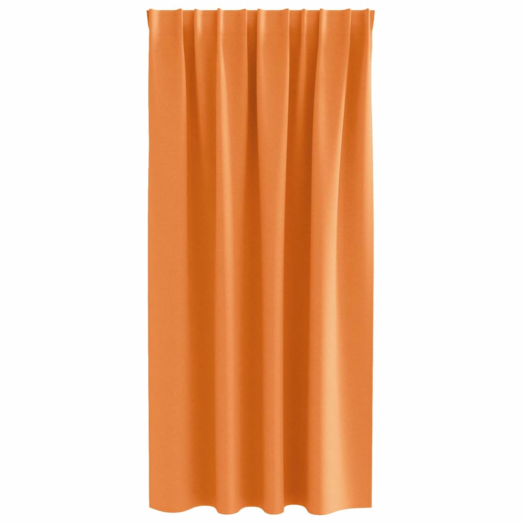 vidaXL Firany blackout z kółkami 2 pcs Pomarańczowy 175 x 140 cm