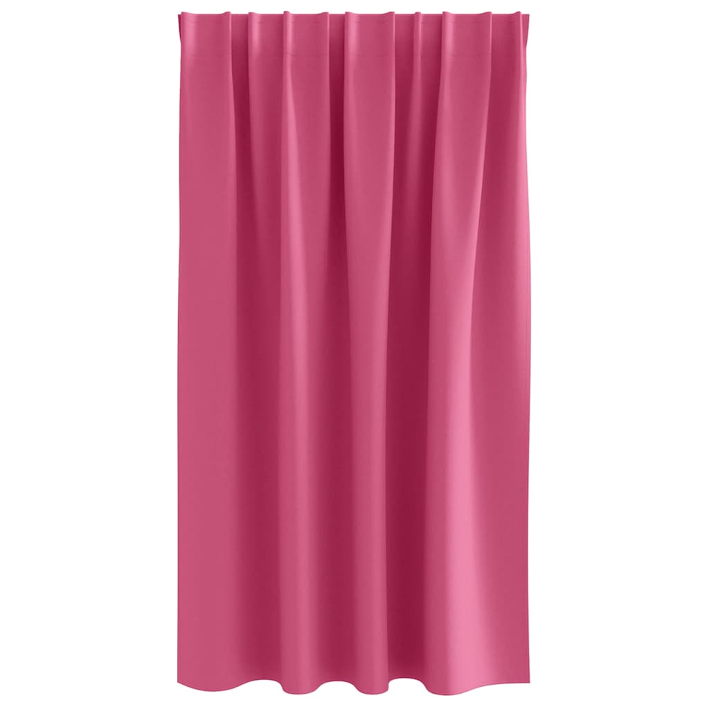 vidaXL Firany blackout z kółkami 2 pcs Jasnoróżowy 140 x 140 cm