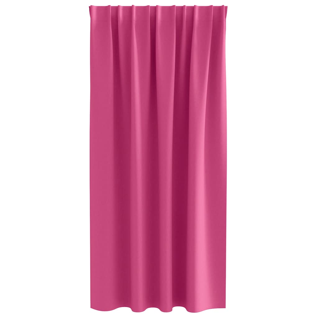 vidaXL Firany blackout z kółkami 2 pcs Jasnoróżowy 175 x 140 cm