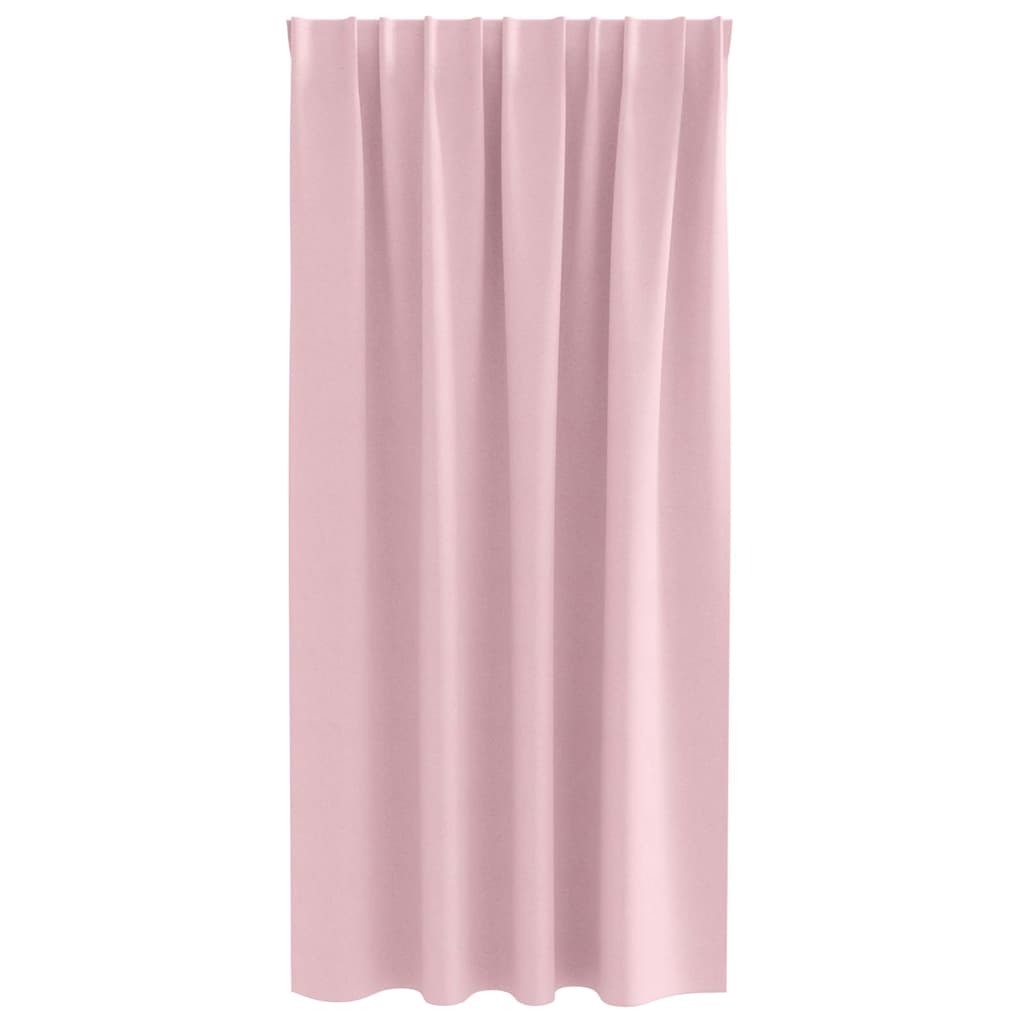 vidaXL Firany blackout z kółkami 2 pcs Dziecięcy róż 175 x 140 cm