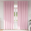 vidaXL Firany blackout z kółkami 2 pcs Dziecięcy róż 245 x 140 cm