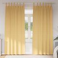 vidaXL Firany blackout z kółkami 2 pcs Beżowy 225 x 140 cm Poliester