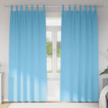 vidaXL Firany blackout z kółkami 2 pcs Jasnoniebieski 260 x 140 cm