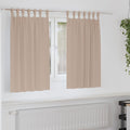 vidaXL Firany blackout z kółkami 2 pcs Ciemnoszary 140 x 140 cm