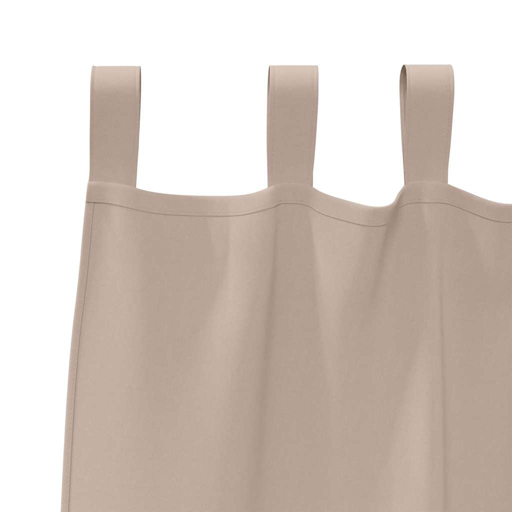 vidaXL Firany blackout z kółkami 2 pcs Ciemnoszary 245 x 140 cm