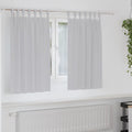 vidaXL Firany blackout z kółkami 2 pcs Jasnoszary 140 x 140 cm