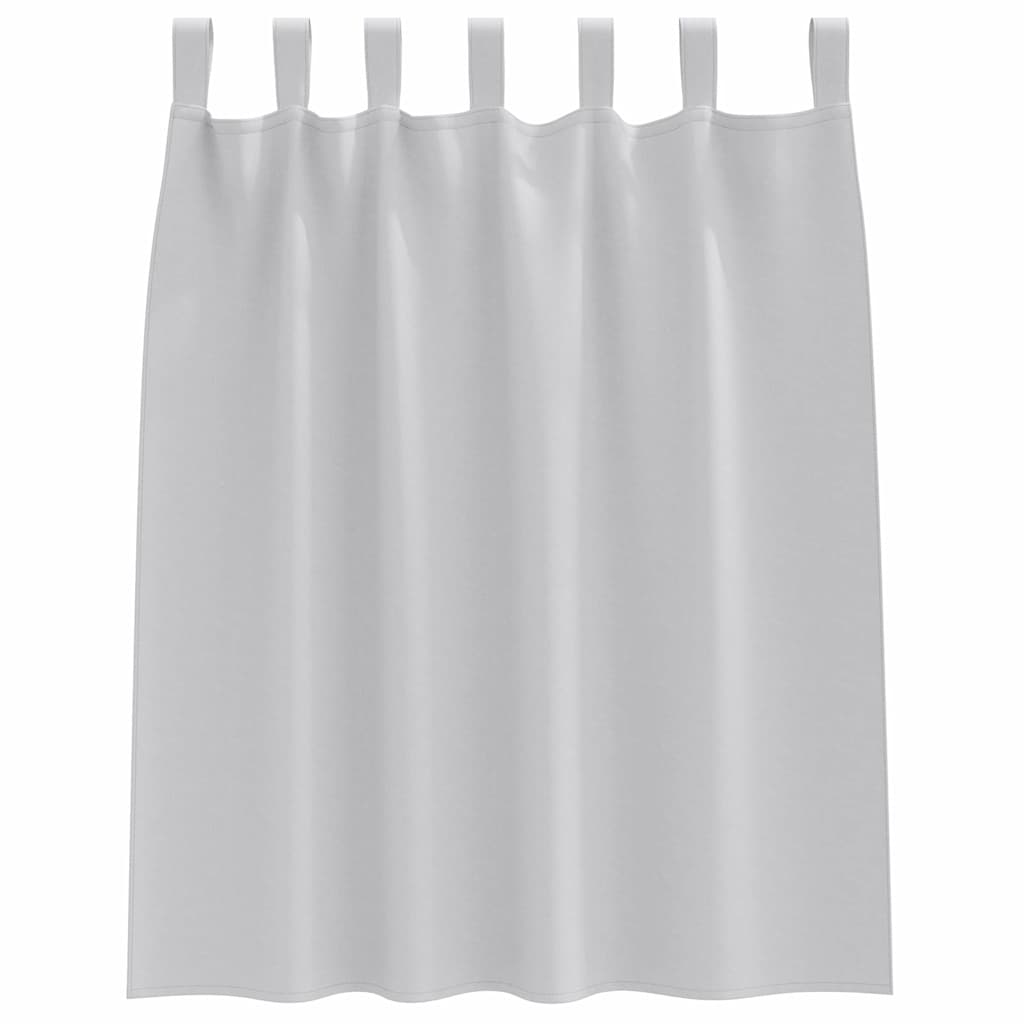 vidaXL Firany blackout z kółkami 2 pcs Jasnoszary 140 x 140 cm