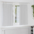 vidaXL Firany blackout z kółkami 2 pcs Jasnoszary 175 x 140 cm