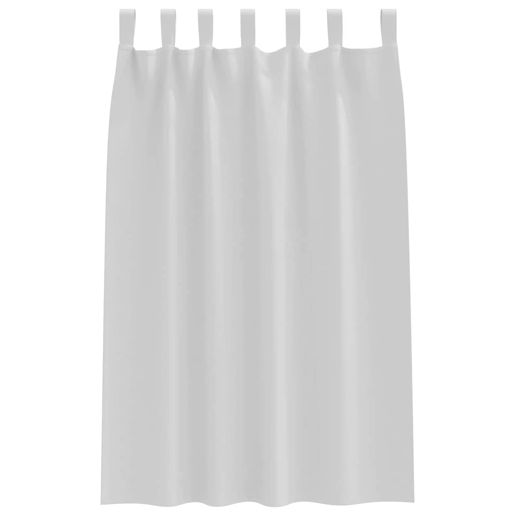vidaXL Firany blackout z kółkami 2 pcs Jasnoszary 175 x 140 cm