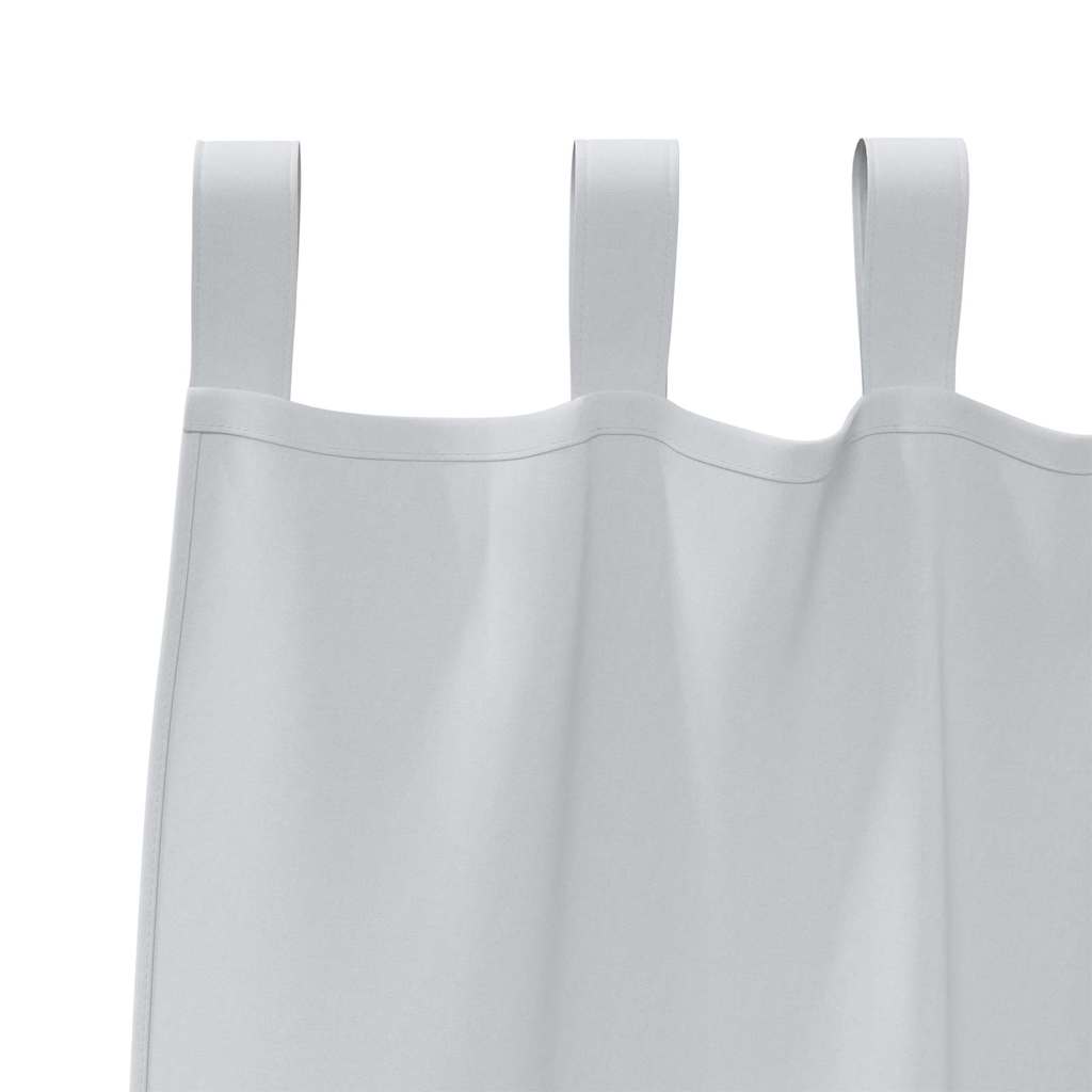 vidaXL Firany blackout z kółkami 2 pcs Jasnoszary 225 x 140 cm