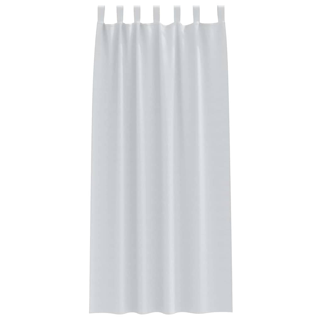 vidaXL Firany blackout z kółkami 2 pcs Jasnoszary 260 x 140 cm