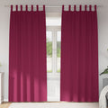 vidaXL Firany blackout z kółkami 2 pcs Czerwone wino 225 x 140 cm