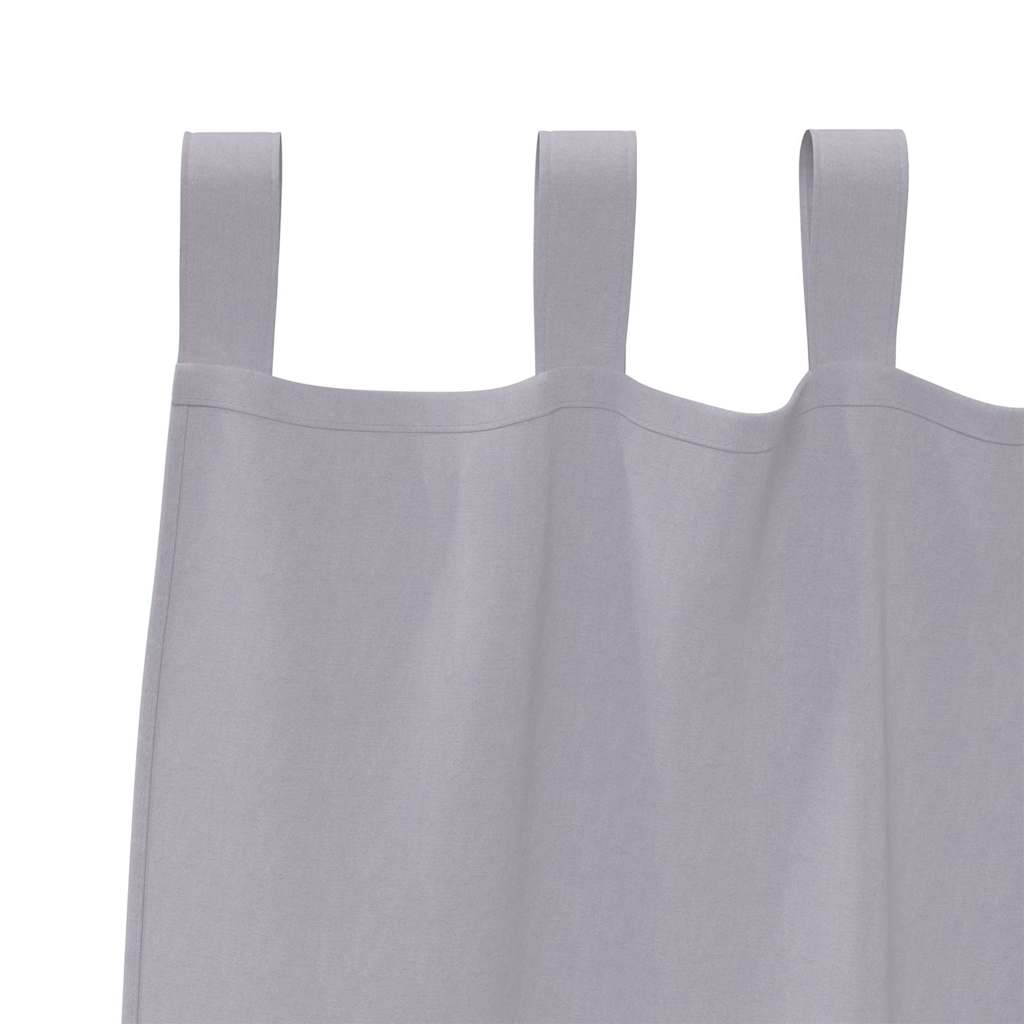 vidaXL Firany blackout z kółkami 2 pcs Metaliczny Szary 140 x 140 cm